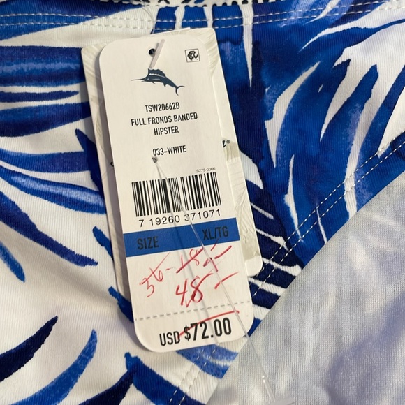NWT Tommy Bahama Fuller Fronds Hipster Bikini Bottoms - Picture 4 of 7